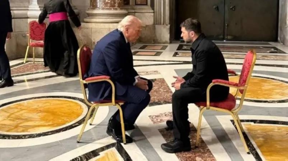 «15 دقيقة» تذيب جليد«اللقاء العاصف» بين ترمب وزيلينسكي