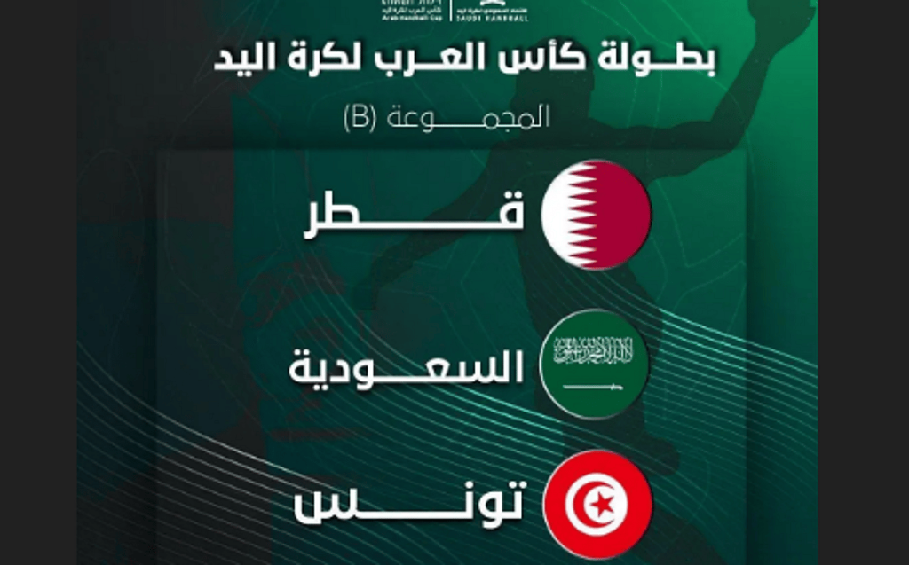 قرعة كأس العرب لكرة اليد تضع المنتخب السعودي في المجموعة الثانية