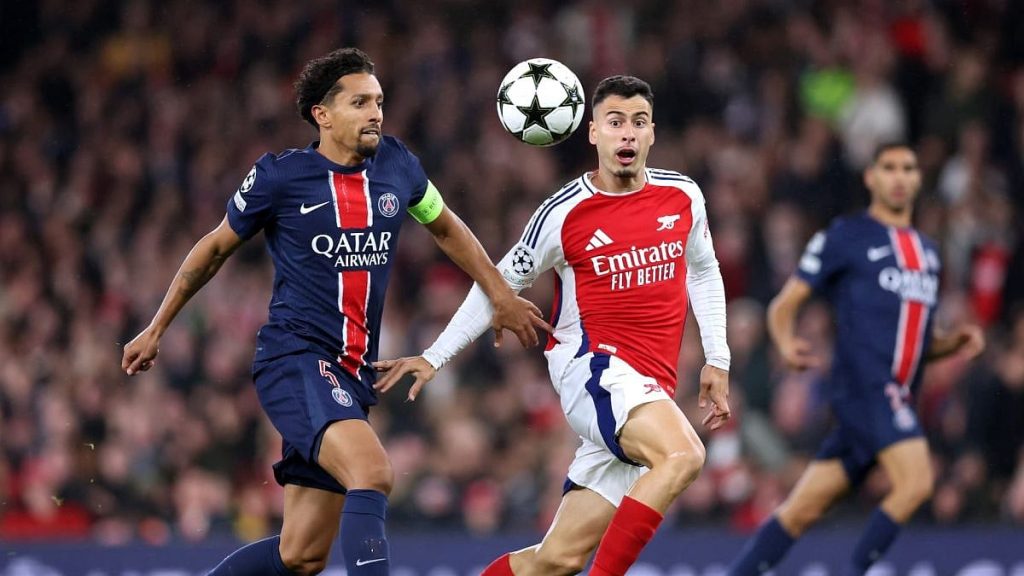 آرسنال يصطدم بـ باريس سان جيرمان في نصف نهائي دوري الأبطال