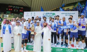 الهلال بطل دوري الطائرة