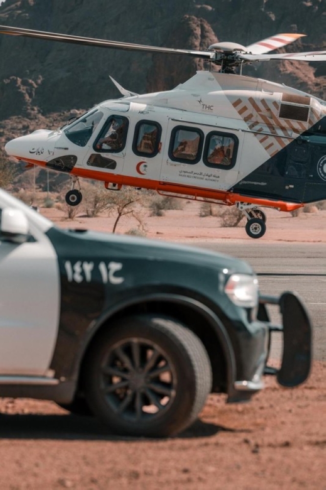 «الإسعاف الجوي» بحائل ينقذ حاجاً عراقياً ويُنقله إلى مستشفى الملك سلمان