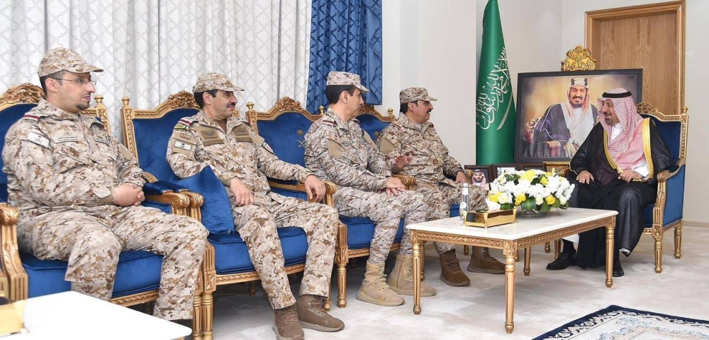أمير نجران يستقبل قائد المنطقة الجنوبية