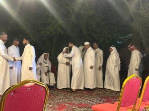 أسرة بن مخاشن تستقبل المعزين في آمنة