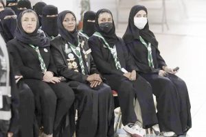تحت شعار «عند النهاية تكون البداية».. حضور نوعي لفتيات الكشافة لخدمة الحجاج