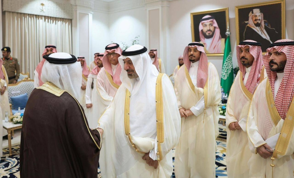 أمير نجران يستقبل المهنئين بعيد الأضحى