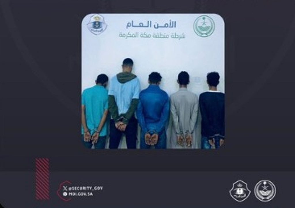 شرطة مكة المكرمة تقبض على 5 أشخاص لسرقتهم كيابل كهربائية من مبانٍ تحت الإنشاء