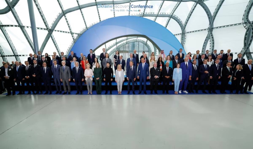 مؤتمر روما 2025 يتعهد بـ 10 مليارات يورو لدعم مستقبل أوكرانيا