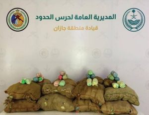 جازان: إحباط تهريب 240 كيلوغراماً من القات المخدر