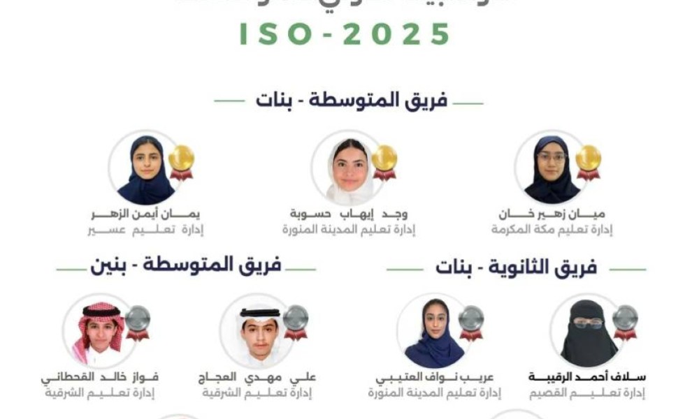 السعودية تحصد ذهبية أولمبياد المواصفات 2025 في كوريا