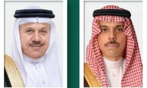 مباحثات بين وزيري خارجية السعودية والبحرين حول التطورات الدولية