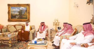 محمد بن عبدالرحمن يعزي في وفاة الفريق المطيري