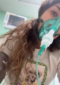 آيتن عامر على جهاز التنفس الصناعي بعد وعكة صحية مفاجئة