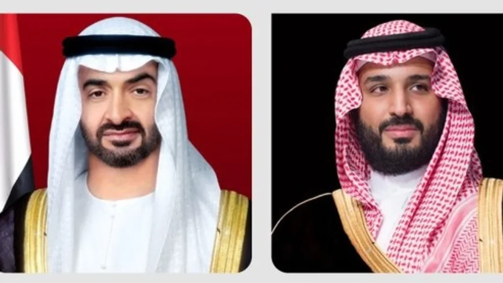 ولي العهد يبحث تطورات المنطقة مع رئيس الإمارات