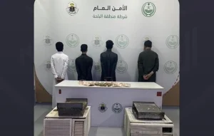 القبض على 4 أشخاص بمنطقة الباحة لسرقتهم أجهزة كهربائية من مساجد بمحافظة العقيق