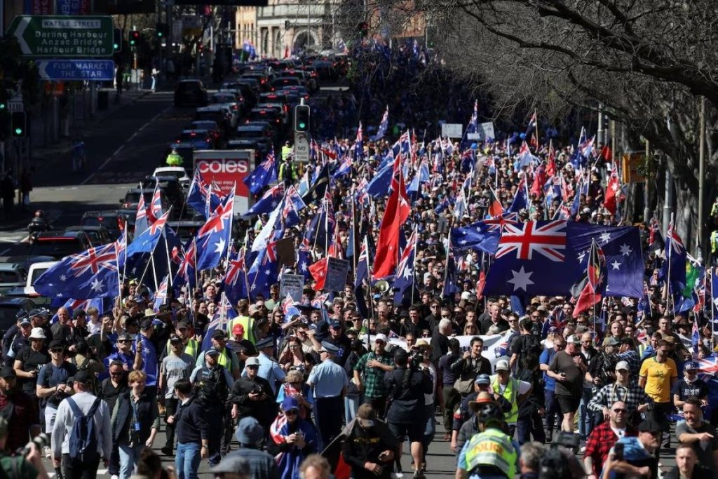 مظاهرات ضد الهجرة تجتاح أستراليا.. والحكومة تتهمها بالكراهية