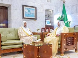 نائب أمير منطقة الرياض يستقبل وزير الشؤون الإسلامية