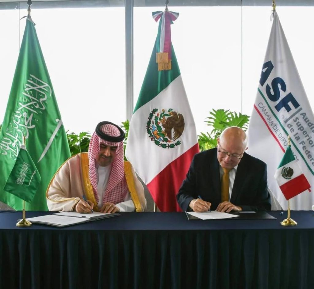 المملكة والمكسيك توقعان مذكرة تفاهم في مجال العمل المحاسبي والرقابي والمهني