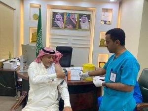 الشؤون الإسلامية في جازان تنفذ حملة التطعيم ضد الإنفلونزا الموسمية