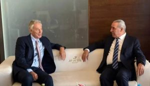 نائب الرئيس الفلسطيني: مستعدون للعمل مع ترمب وبلير