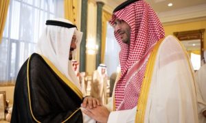 تعازي الأمير تركي بن محمد في وفاة الشيخ علي الصباح