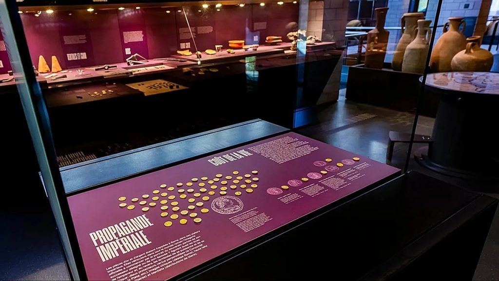 سويسرا: سارقان ينهبان عشرات العملات الذهبية من متحف روماني