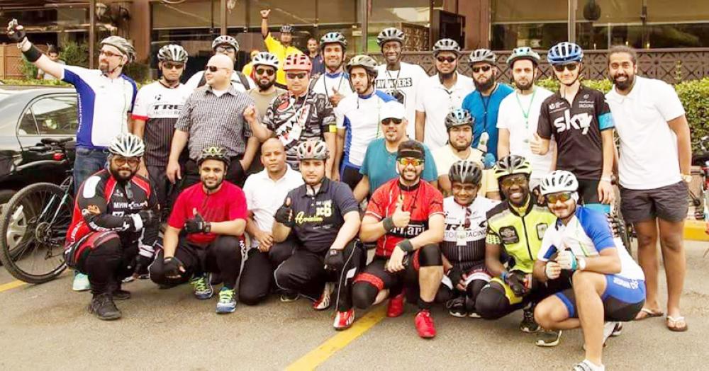 دراجو جدة يخطّون عشقهم من مدينة الملك عبدالله الاقتصادية