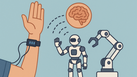 مهندسون يطورون جهاز ذكي يترجم الإيماءات إلى أوامر روبوتية دقيقة