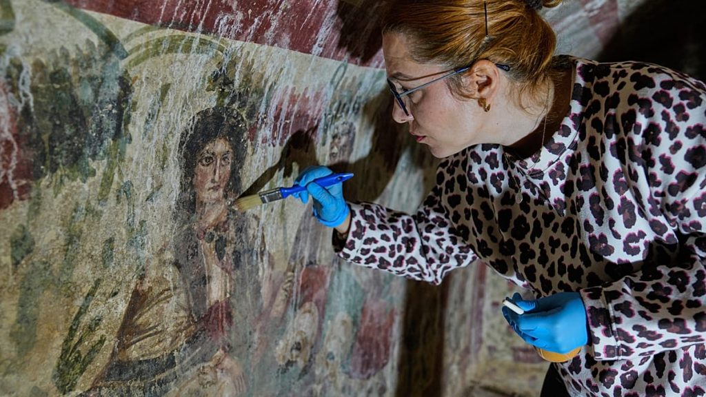 فيديو. اكتشاف في تركيا يكشف جدارية نادرة ليسوع بأسلوب روماني