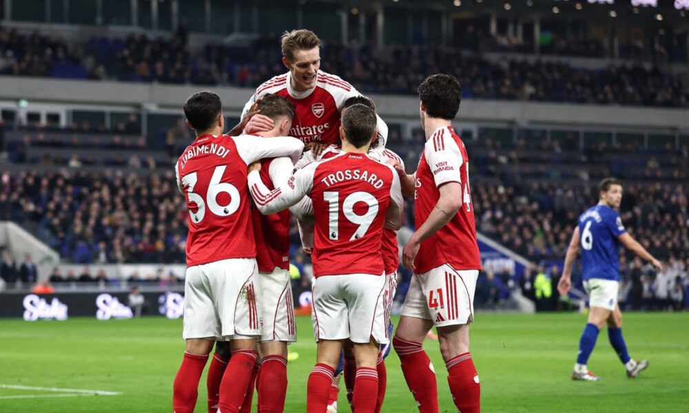 أرسنال يهزم إيفرتون 1-0 ويواصل مطاردة صدارة البريميرليج