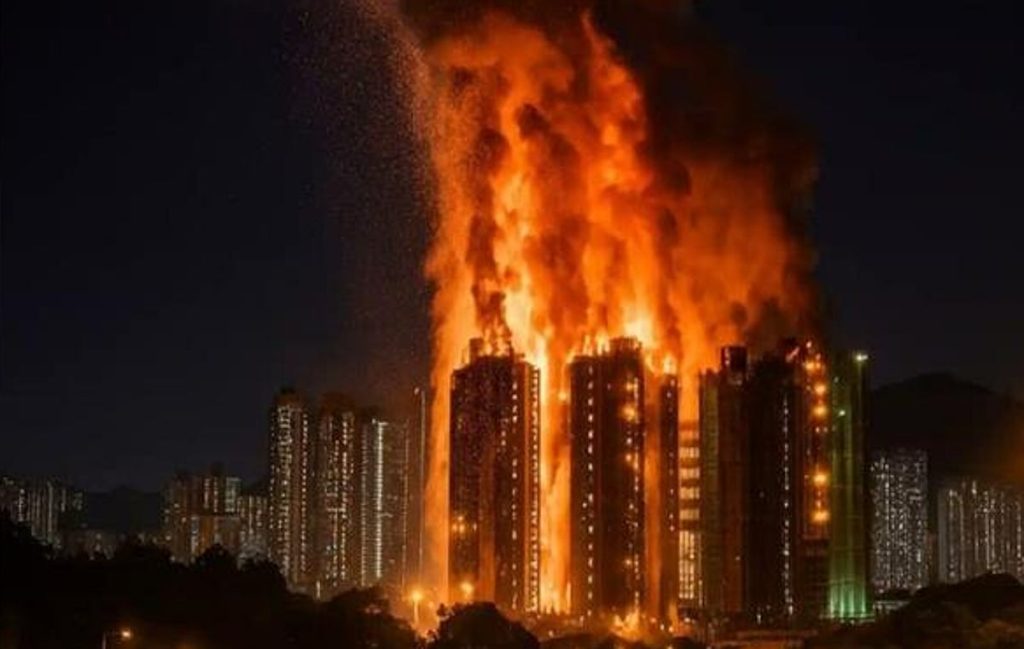 حصيلة ضحايا حريق المبنى في هونج كونج يرتفع إلى 159 قتيلًا