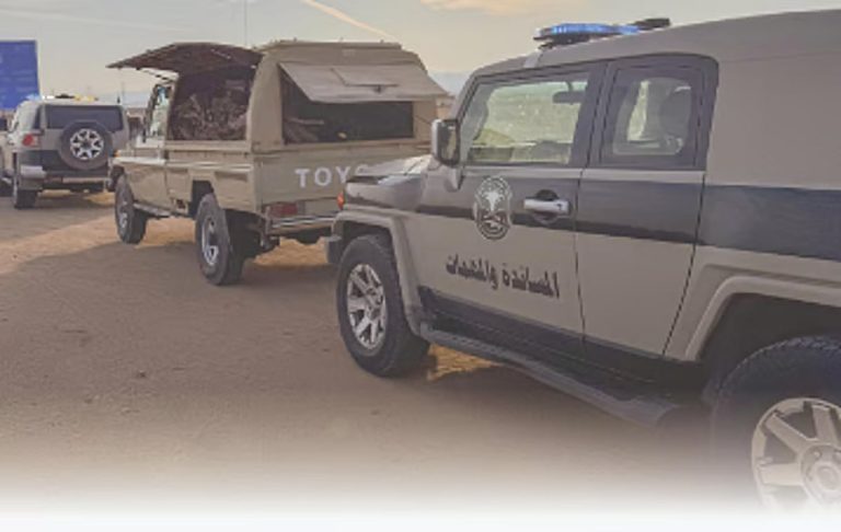 دوريات المجاهدين تضبط مواطنا بحوزته حطب محلي معروض للبيع بحائل