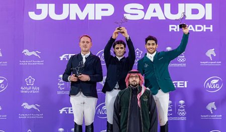 إيمانويل كاميلي بطلاً لشوط جائزة "قفز السعودية" الكبرى لفئة الأربع نجوم