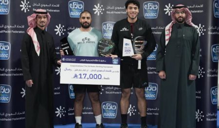 اختتام منافسات البطولة التصنيفية الأولى للبادل في الخبر