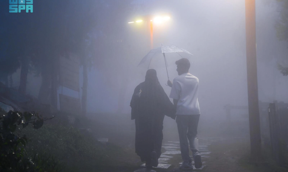 حالة الطقس اليوم: أمطار وضباب وغبار في السعودية