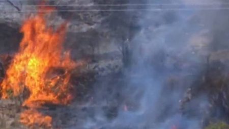 حكومة الشارقة بالإمارات تعلن السيطرة على حريق اندلع في منشأة تحتوي على خزانات بترولية