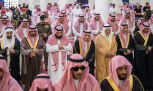 صلاة الميت على الأمير نواف بن نايف بن ممدوح بالرياض