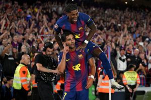 برشلونة يتقدم على ريال مدريد بثنائية في شوط أول مثير بالكلاسيكو