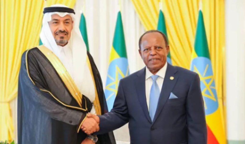 السفير الزهراني يُسلم أوراق اعتماده لرئيس إثيوبيا
