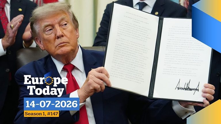 مباشر – أوروبا اليوم: توتر في الشرق الأوسط مع تعهّد ترامب برسوم 20% على الشحن في مضيق هرمز