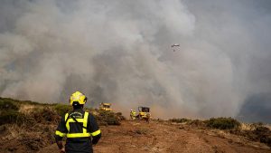فيديو. لقطات جوية تكشف حجم حريق غابات لا ميرلا في إسبانيا