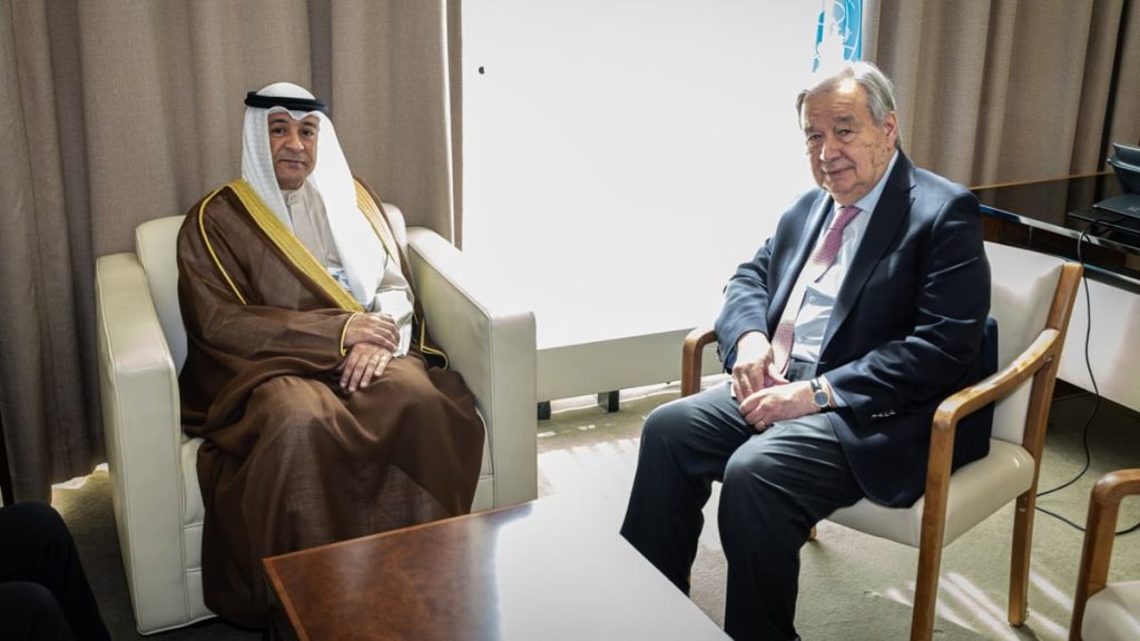 «البديوي» يبحث آخر المستجدات الإقليمية مع الأمين العام للأمم المتحدة