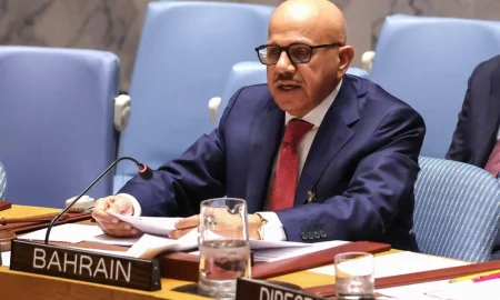 الزياني يدين هجمات إيرانية على البحرين ويطالب بتدخل دولي