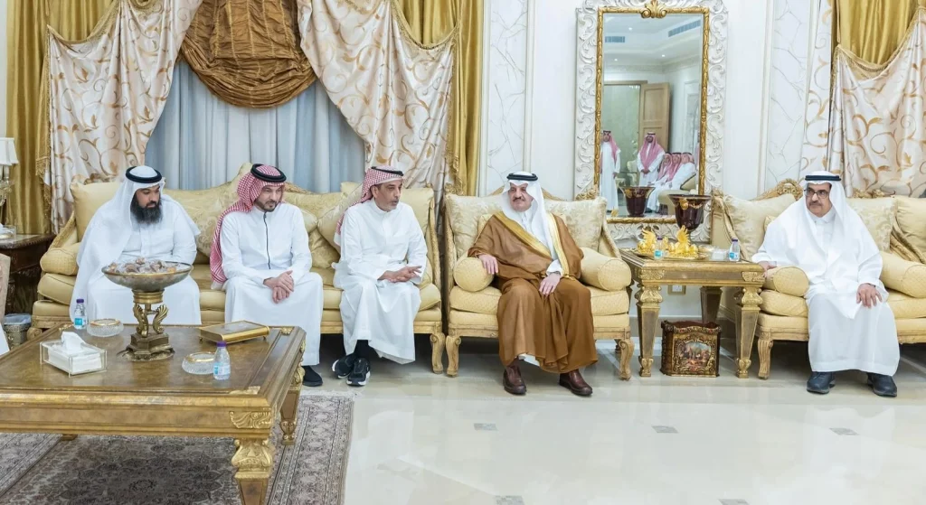 أمير الشرقية يقدم التعازي لأبناء بكر بن بكر في وفاة والدهم – أخبار السعودية