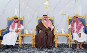 أمير جازان ونائبه يقدمان التعازي لآل مسفوه في وفاة والده – أخبار السعودية