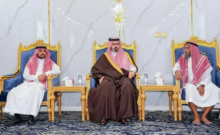أمير جازان ونائبه يقدمان التعازي لآل مسفوه في وفاة والده – أخبار السعودية