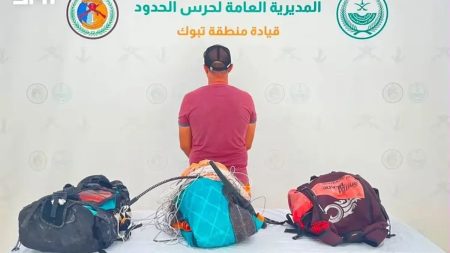حرس الحدود بتبوك يضبط مقيما مصريا لمخالفته لائحة الأمن والسلامة في المناطق البحرية