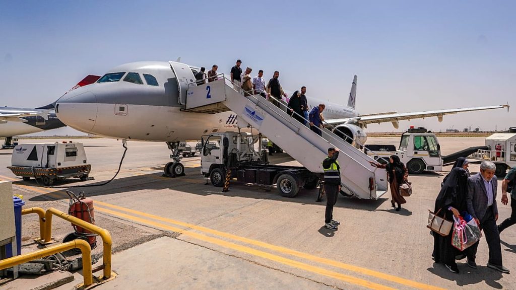 الخطوط الجوية العراقية تستأنف رحلاتها بين النجف والمطارات الإيرانية