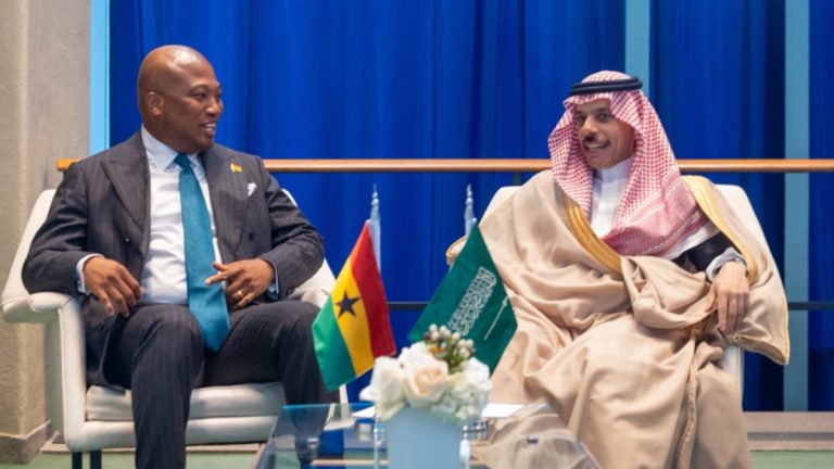 وزير الخارجية يلتقي نظيره الغاني على هامش أعمال الجمعية العامة للأمم المتحدة