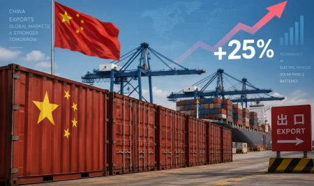 الصادرات الصينية تقفز 25% في أغسطس 2026 – أخبار السعودية