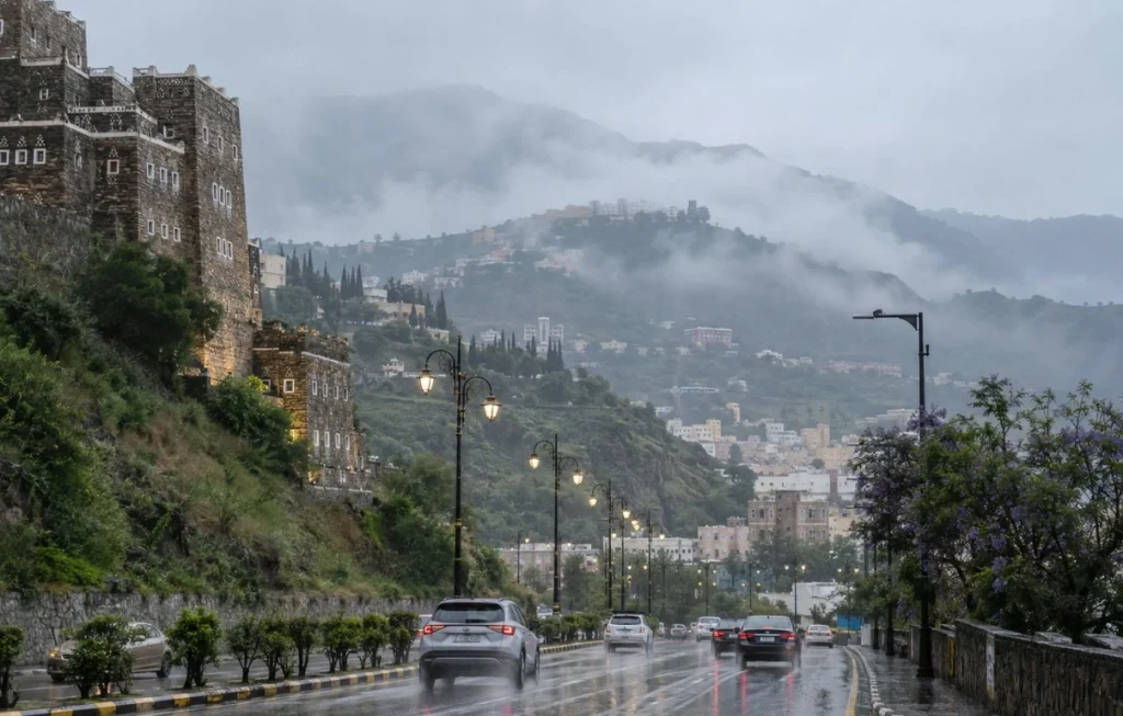 أمطار رعدية وسيول في 5 مناطق بالمملكة: تحذيرات الأرصاد اليوم